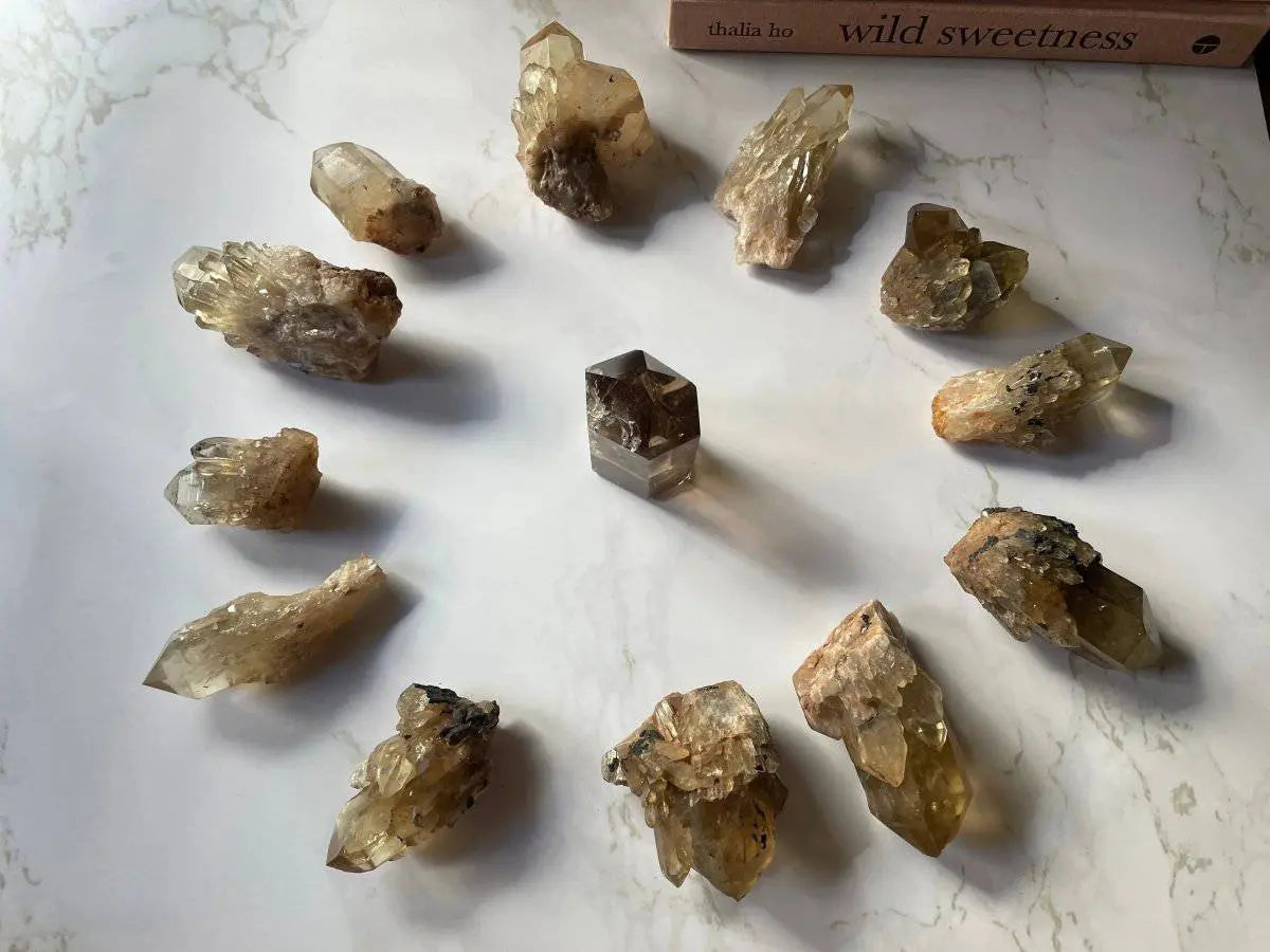 Natural Kundalini Citrine: Untreated Congo Yellow Crystal view 4